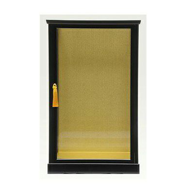 日本人形用20号黒立 戸付きガラスケース | 雛人形（ひな人形）・五月