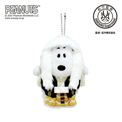 スヌーピー　連獅子マスコット　親獅子の精（白） モダン かわいい 人気 おしゃれ