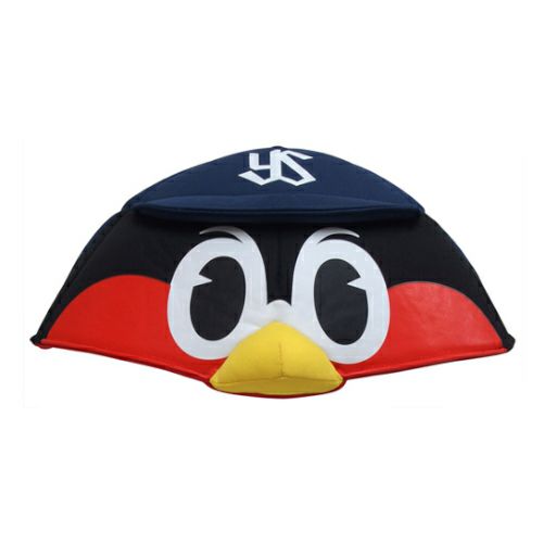 東京ヤクルトスワローズ つば九郎傘型振り子時計 タオルホルダー