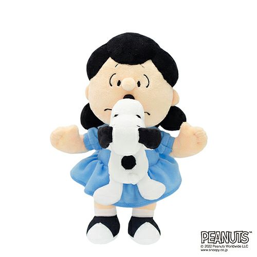 SNOOPY ルーシー特大ぬいぐるみ スヌーピー ルーシー びっくりキス SNOOPY 人形 ぬいぐるみ
