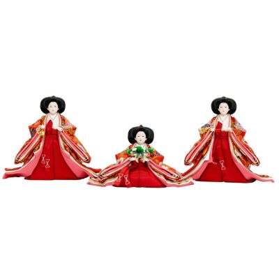 三人官女 商品一覧 | 雛人形（ひな人形）・五月人形の吉徳