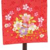 【雛人形】名前旗 金糸刺繍 桜リース 朱(小) モダン かわいい 人気 おしゃれ