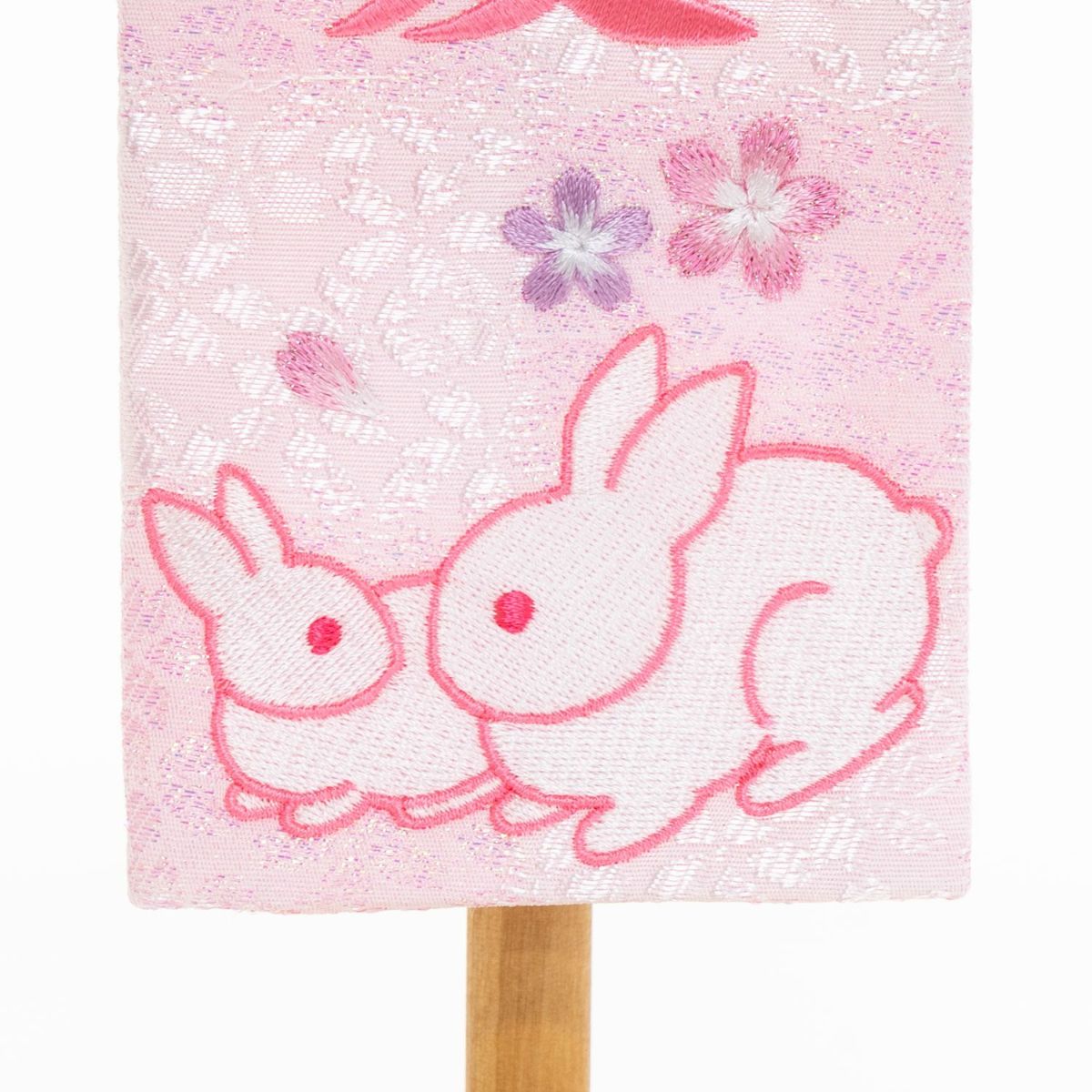 【雛人形】名前旗 親子うさぎ(桃摘み鞠飾り)(特小) モダン かわいい 人気 おしゃれ