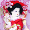 羽子板飾り10号　春彩 モダン かわいい 人気 おしゃれ