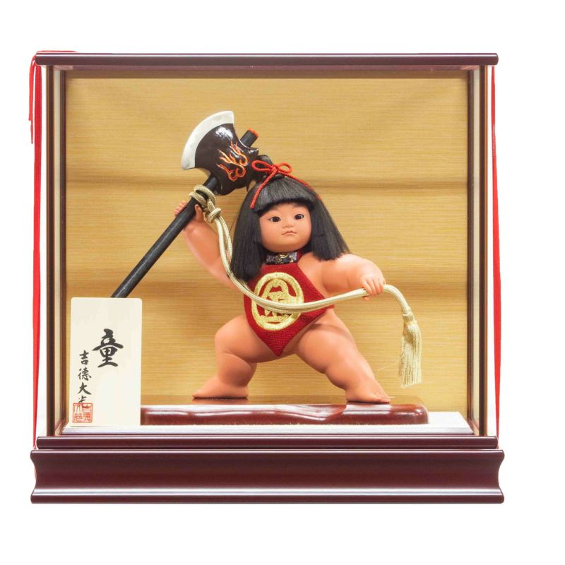 【五月人形】ケース入り金太郎 8号 童 モダン かわいい 人気 おしゃれ
