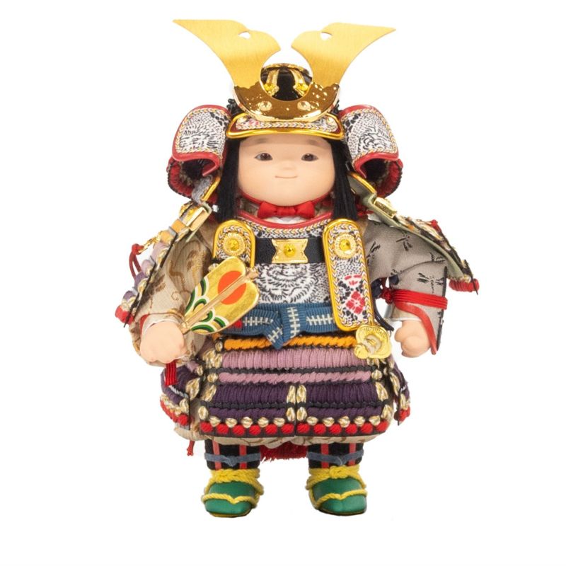 【五月人形】鎧着大将収納箱飾り 「光」 幸一光作 モダン かわいい 人気 おしゃれ