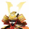 【五月人形】正絹紅匂縅 鎧７号床飾り 雄山作 モダン かわいい 人気 おしゃれ