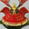 【五月人形】正絹赤絲縅 飛龍之兜13号高床台飾り モダン かわいい 人気 おしゃれ