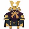 【五月人形】正絹緋絲縅 純金箔押兜9号床飾り モダン かわいい 人気 おしゃれ