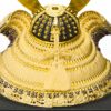 【五月人形】正絹緋絲縅 純金箔押兜9号床飾り モダン かわいい 人気 おしゃれ