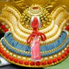 【五月人形】正絹白紺段縅 兜9号床飾り 玉鳳作 モダン かわいい 人気 おしゃれ