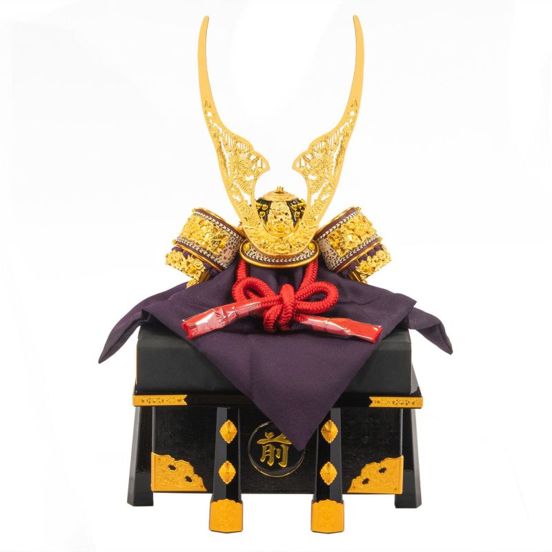 【五月人形】正絹赤絲縅 兜8号床飾り モダン かわいい 人気 おしゃれ
