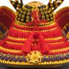 【五月人形】正絹赤絲縅 兜8号床飾り モダン かわいい 人気 おしゃれ