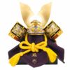 【五月人形】正絹紫段縅 兜9号衝立飾り 玉鳳作 モダン かわいい 人気 おしゃれ