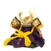 【五月人形】正絹紫段縅 兜9号衝立飾り 玉鳳作 モダン かわいい 人気 おしゃれ