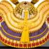 【五月人形】正絹紫段縅 兜9号衝立飾り 玉鳳作 モダン かわいい 人気 おしゃれ