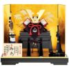 【五月人形】正絹紺裾濃縅 和紙小札1/4兜床飾り 加藤鞆美作 モダン かわいい 人気 おしゃれ