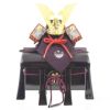 【五月人形】正絹紺裾濃縅 和紙小札1/4兜床飾り 加藤鞆美作 モダン かわいい 人気 おしゃれ