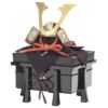 【五月人形】正絹赤絲縅 和紙小札1/3兜床飾り 小柴鑚穂作 モダン かわいい 人気 おしゃれ