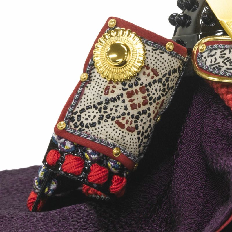 【五月人形】正絹紺裾濃縅 和紙小札1/4兜床飾り 小柴鑚穂作 モダン かわいい 人気 おしゃれ