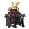 【五月人形】正絹紫裾濃縅 和紙小札1/4兜床飾り 加藤鞆美作 モダン かわいい 人気 おしゃれ