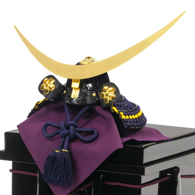 【五月人形】伊達政宗公 和紙小札7号兜床飾り 大越保広作 モダン かわいい 人気 おしゃれ