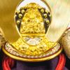 【五月人形】正絹赤絲縅 純金箔押兜8号床飾り 平安一水作 モダン かわいい 人気 おしゃれ