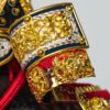 【五月人形】正絹赤絲縅 兜純金箔押鎧10号床飾り 平安一水作 モダン かわいい 人気 おしゃれ