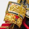 【五月人形】正絹赤絲縅 兜純金箔押鎧10号床飾り 平安一水作 モダン かわいい 人気 おしゃれ