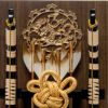 破魔弓飾り壁掛けケース入り 覇気 モダン かわいい 人気 おしゃれ