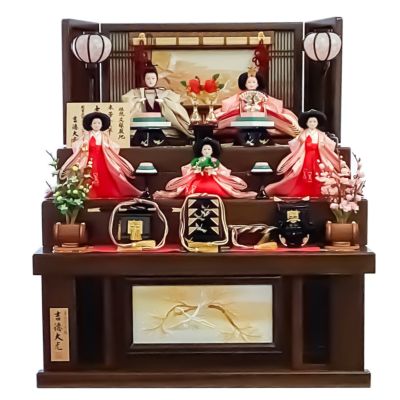 楽天市場】雛人形 豪華 三段の通販
