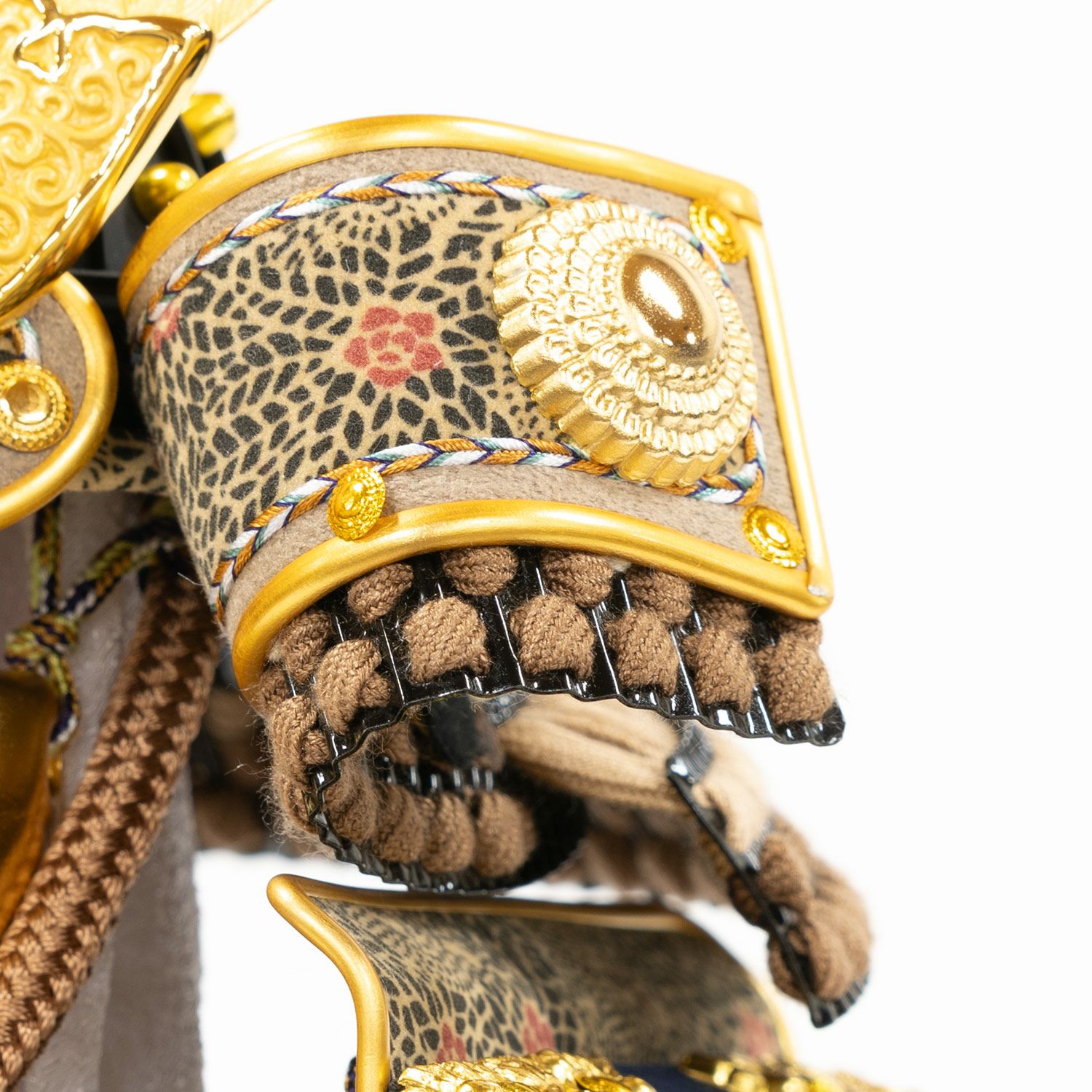 五月人形】茶絲裾濃縅 鎧5号床飾り 雄山作 | 雛人形（ひな人形