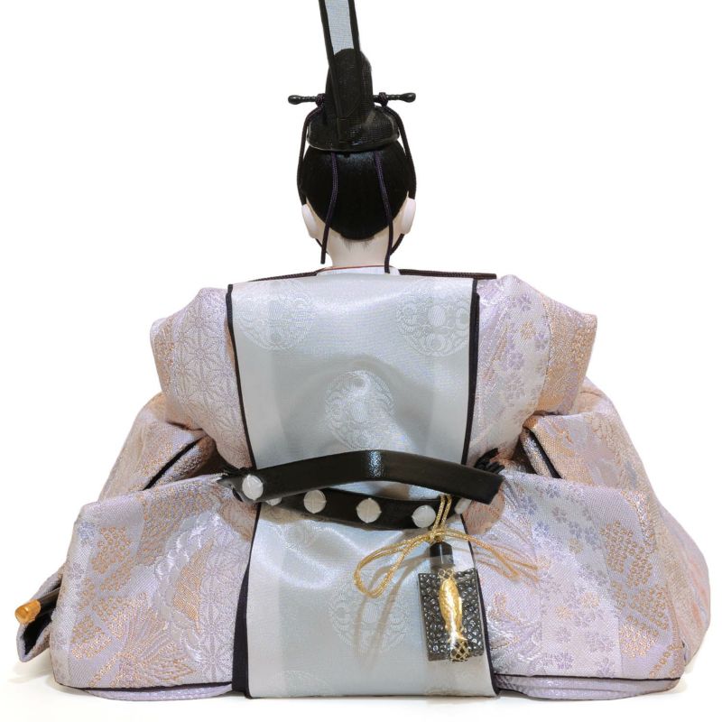 三五5人飾  特製 親王飾 久遊 正絹京織菊 三五親王飾 – スガ人形店