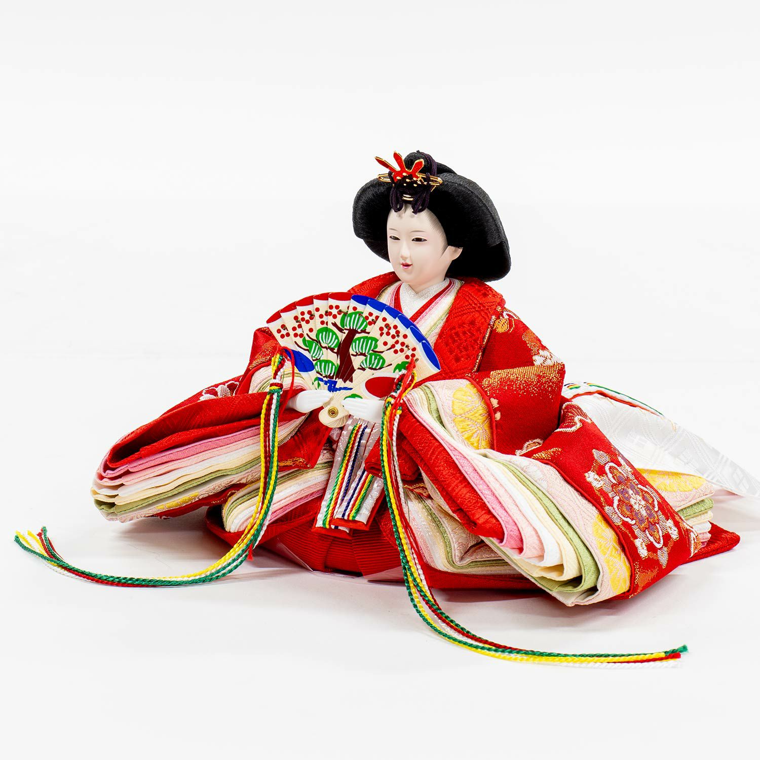 【美品】雛人形　ひな人形　お雛様　吉徳　五人揃 雛人形】小三五親王収納箱飾り 春窓雛 | 雛人形（ひな人形）・五月人形