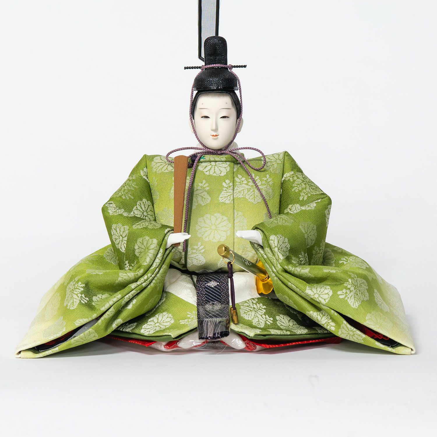 【美品】雛人形　ひな人形　お雛様　吉徳　五人揃 楽天市場】雛人形 ひな人形 吉徳大光 九番親王大三五十七人揃い 能楽鶴