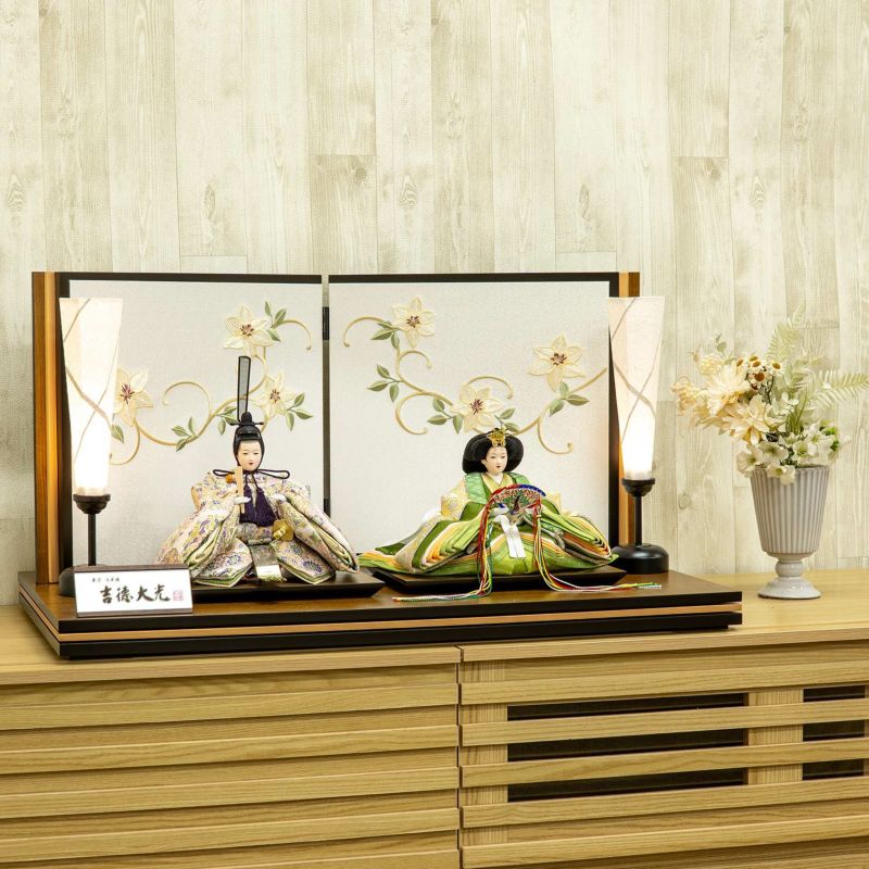 ⭐︎ひな人形 三段飾り⭐︎ 雛人形 久月 ひな人形 三段飾り 五人飾り 銘木シリーズ 栃 秀峰雛