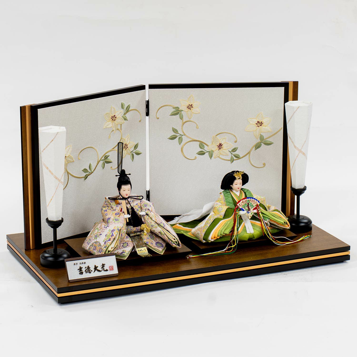 雛人形】小三五親王飾り 風光る | 雛人形（ひな人形）・五月人形の吉徳