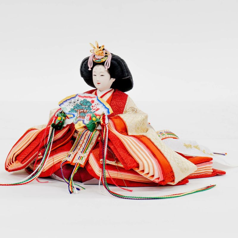 F3 三五サイズの親王のみ　ひな人形親王飾り　雛飾り　雛人形　ひな祭り F3 三五サイズの親王のみ ひな人形親王飾り 雛飾り 雛人形 ひな祭り