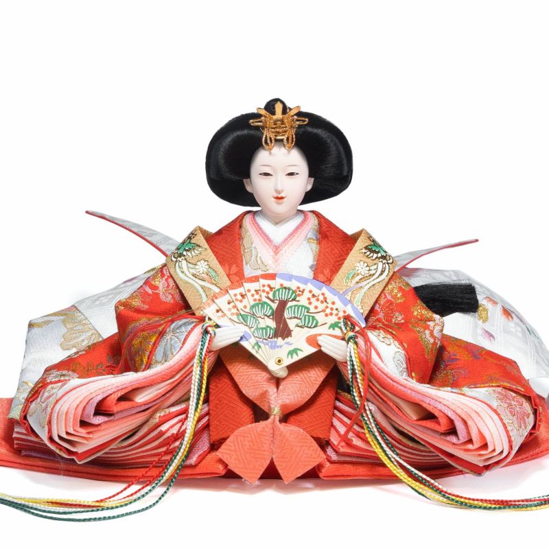 雛人形 男雛 女雛 セット黒い台座　※赤い布はつきません 雛人形 男雛 女雛 セット黒い台座 ※赤い布はつきません 雛人形