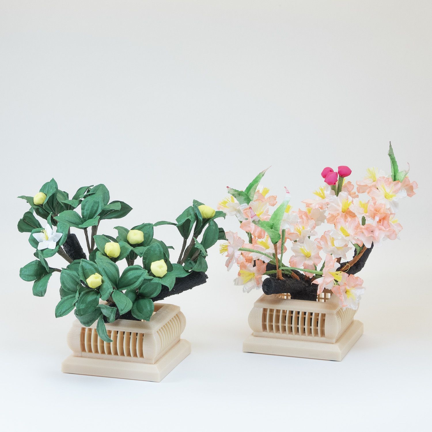 雛人形】三五親王小芥子官女五人飾り 花ひいな | 雛人形（ひな人形