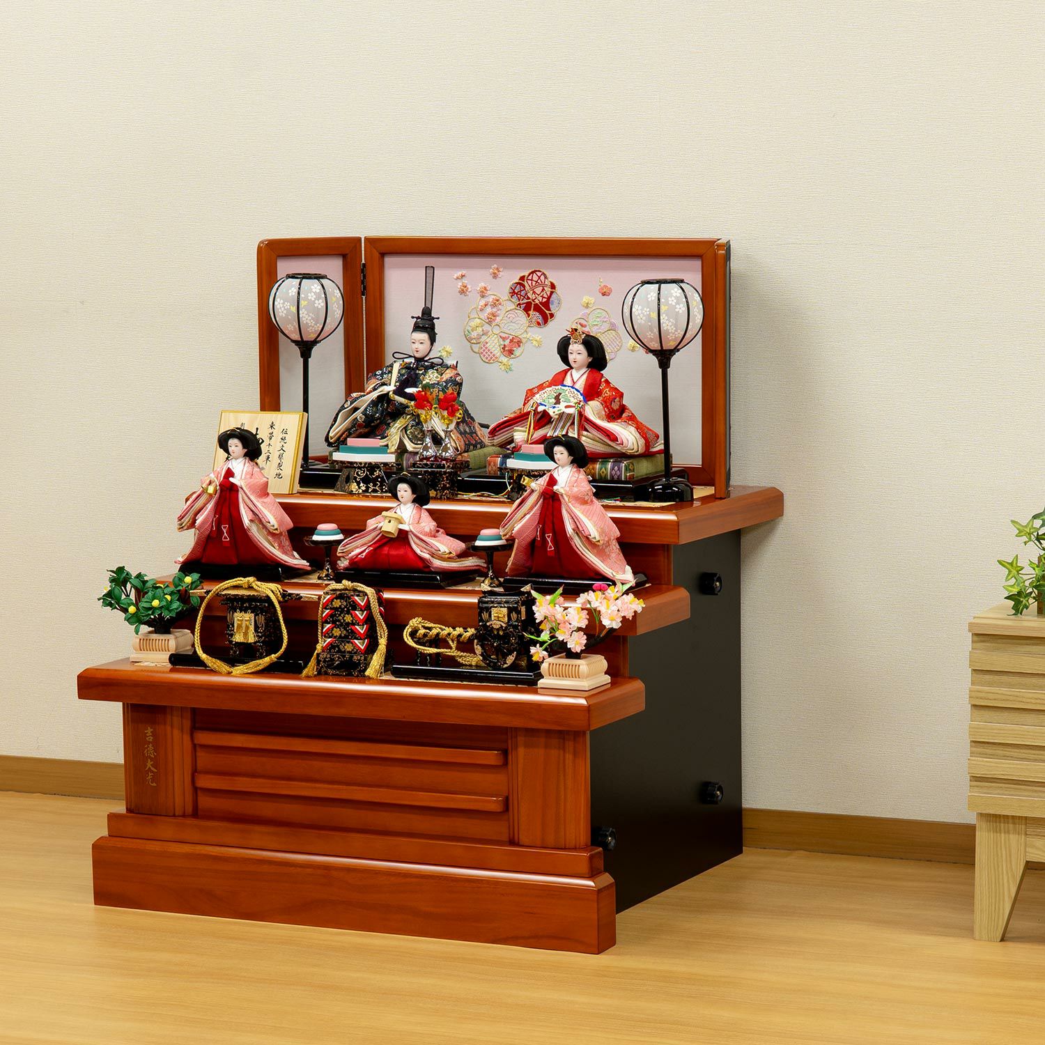 雛人形】小三五親王小芥子官女五人飾り | 雛人形（ひな人形）・五月
