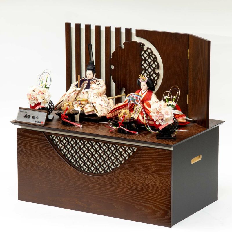 雛人形】小三五親王収納箱飾り 秋葉聡作 | 雛人形（ひな人形）・五月