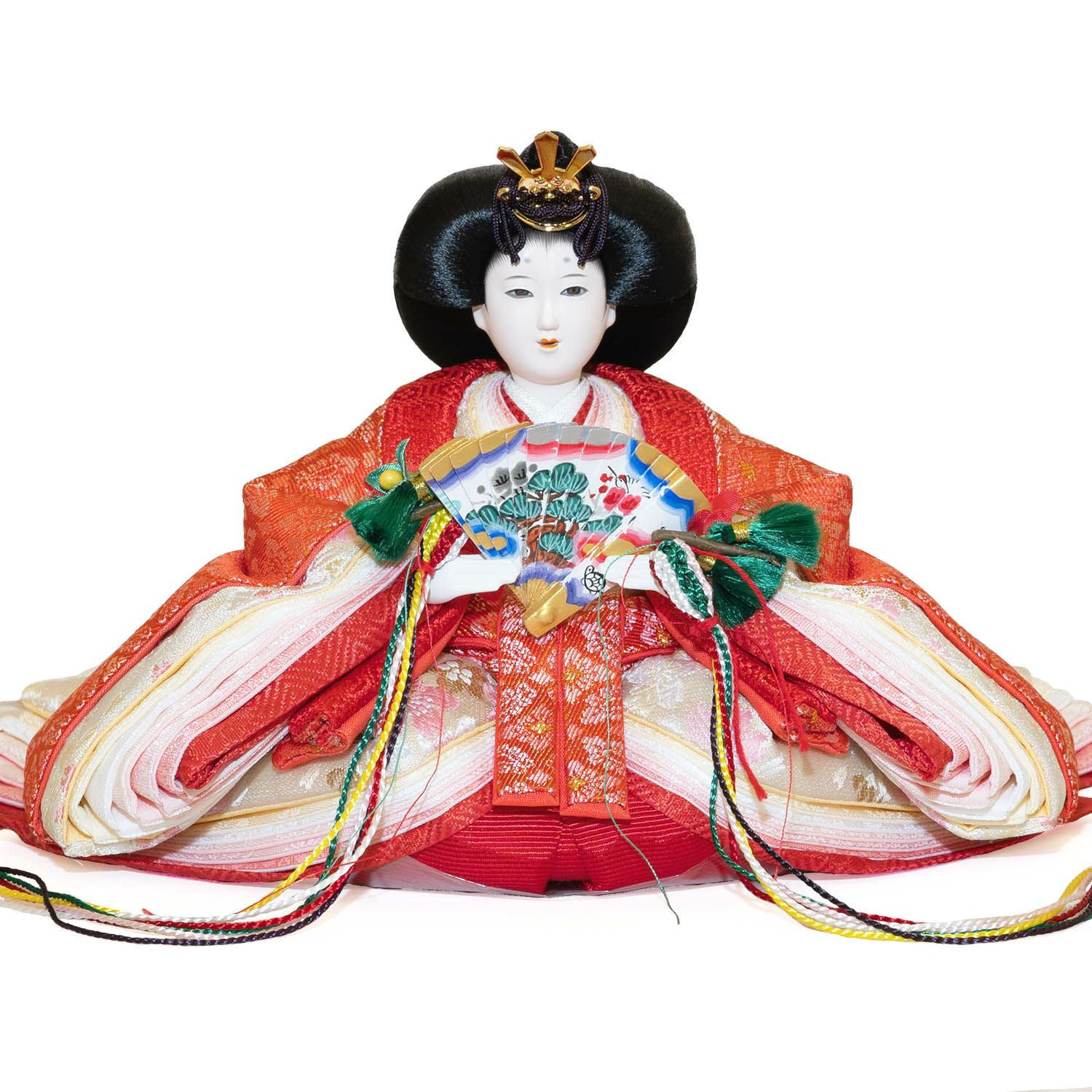 1点物 吉徳 高級 江都みやび 本着付け 京都西陣伝統文様十二単 親王