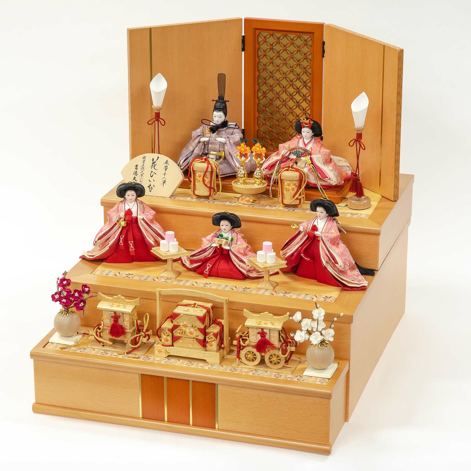 雛人形】柳親王柳官女五人収納箱飾り | 雛人形（ひな人形）・五月人形