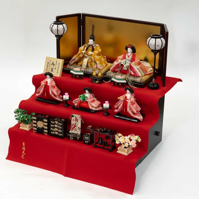 雛人形】三五親王小芥子官女五人飾り | 雛人形（ひな人形）・五月人形