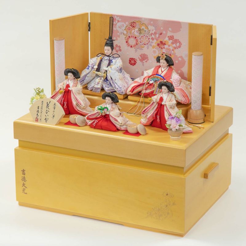 雛人形】芥子親王柳官女五人収納箱飾り | 雛人形（ひな人形）・五月