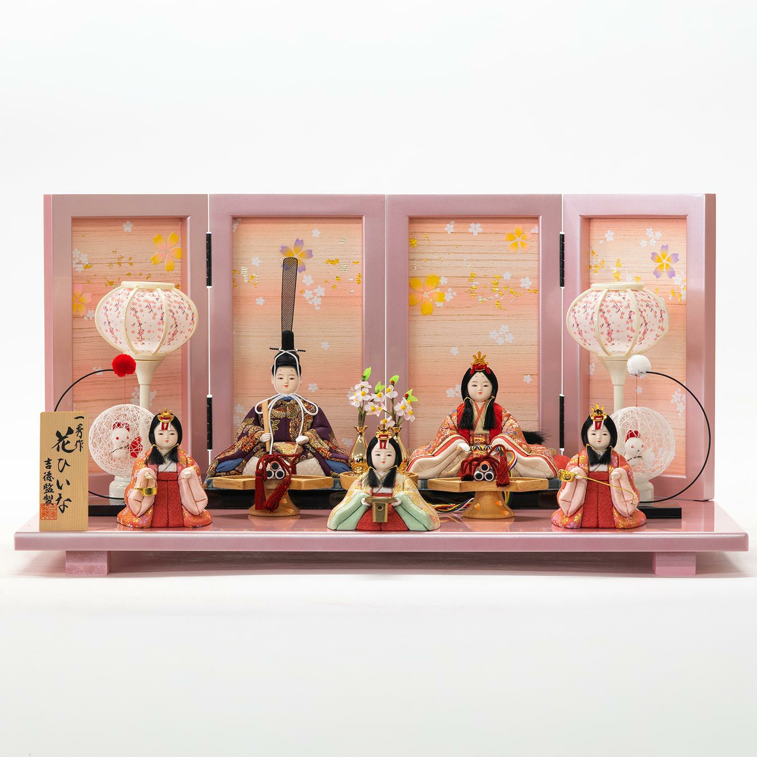 雛人形】木目込み五人飾り 一秀作 | 雛人形（ひな人形）・五月人形の
