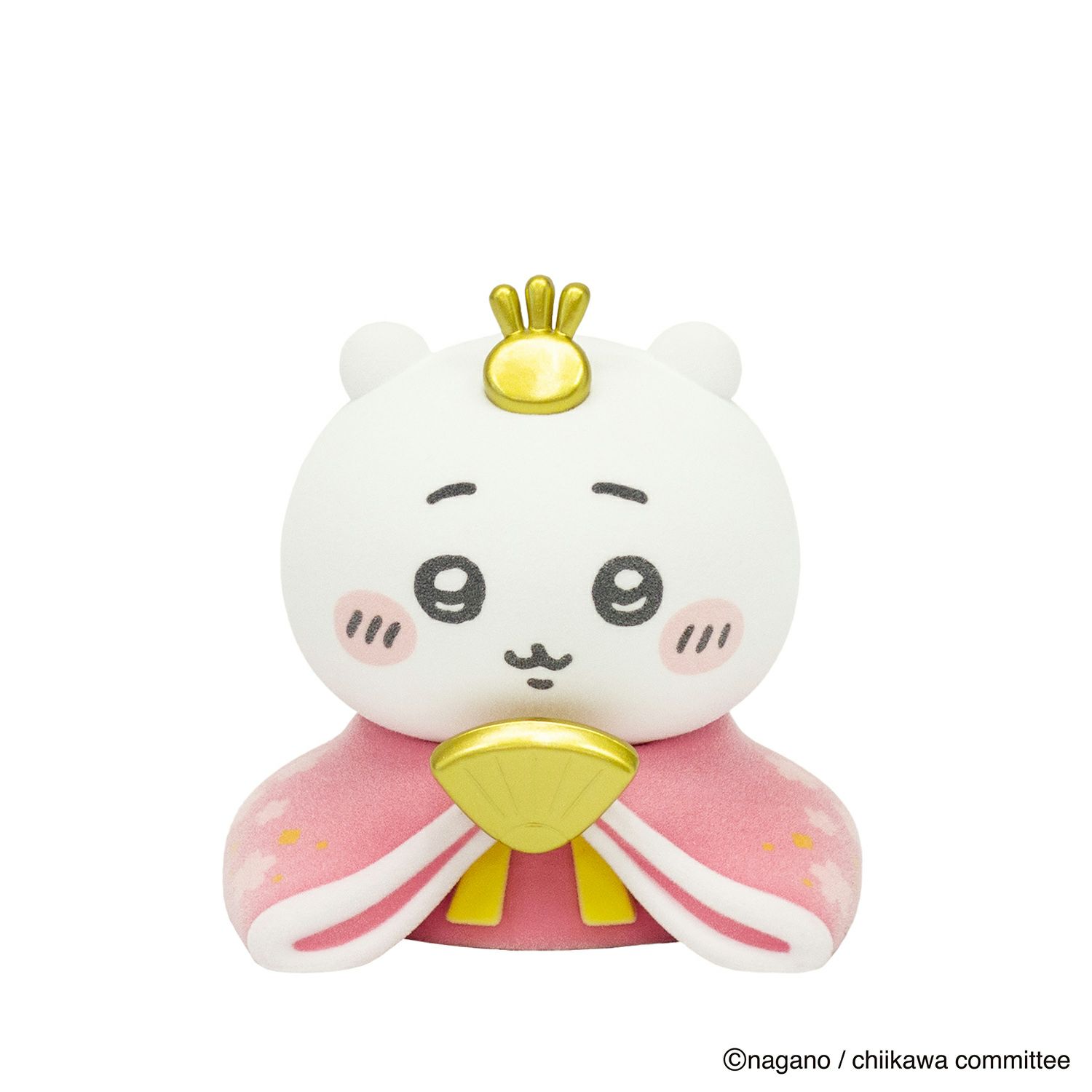 ち*パ様 お雛様 雛人形 コンパクト収納飾りセット【P84205】 金箔と桜の押花が満開