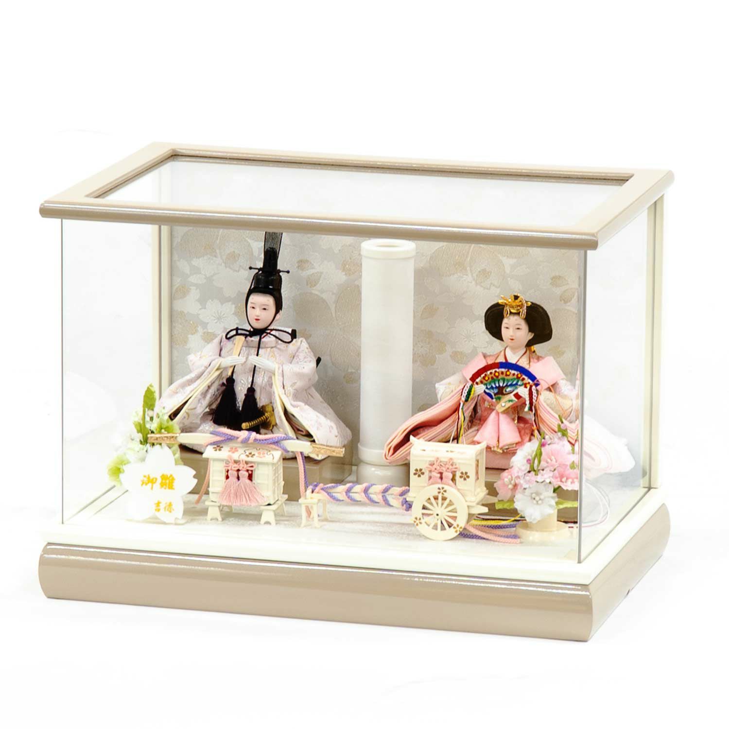 雛人形】ケース入り豆親王飾り | 雛人形（ひな人形）・五月人形の吉徳